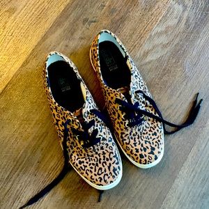 Leopard print Keds size 7.5, EUC